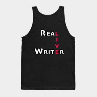 Real Live Writer Tank Top